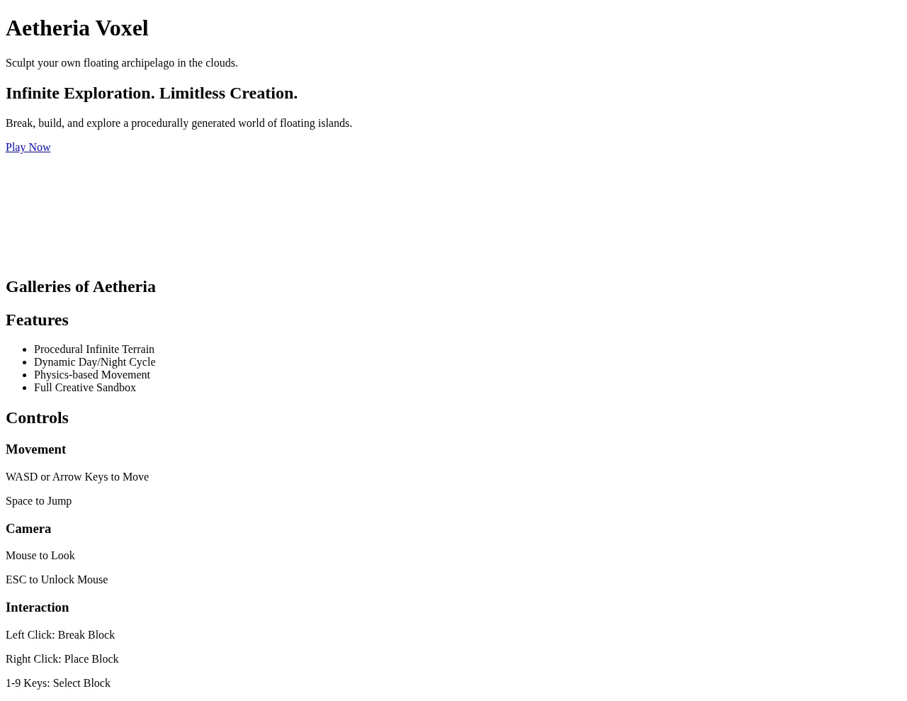 Screenshot of the build