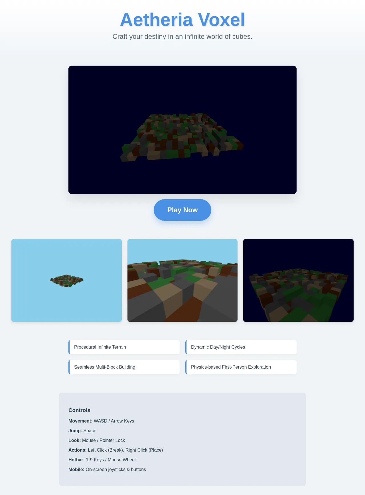 Screenshot of the build