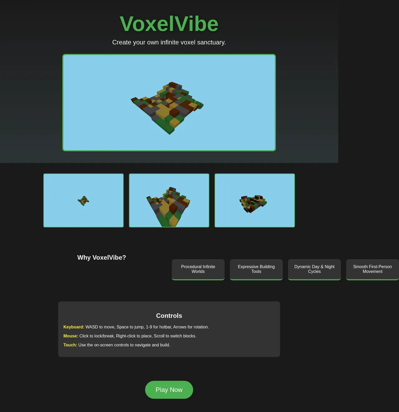 Screenshot of the build