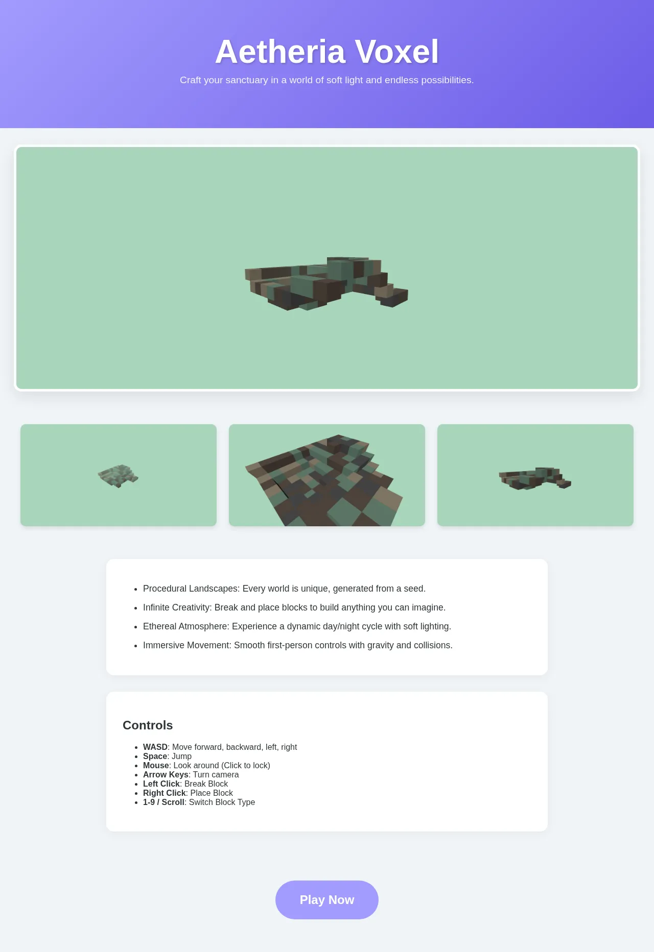 Screenshot of the build