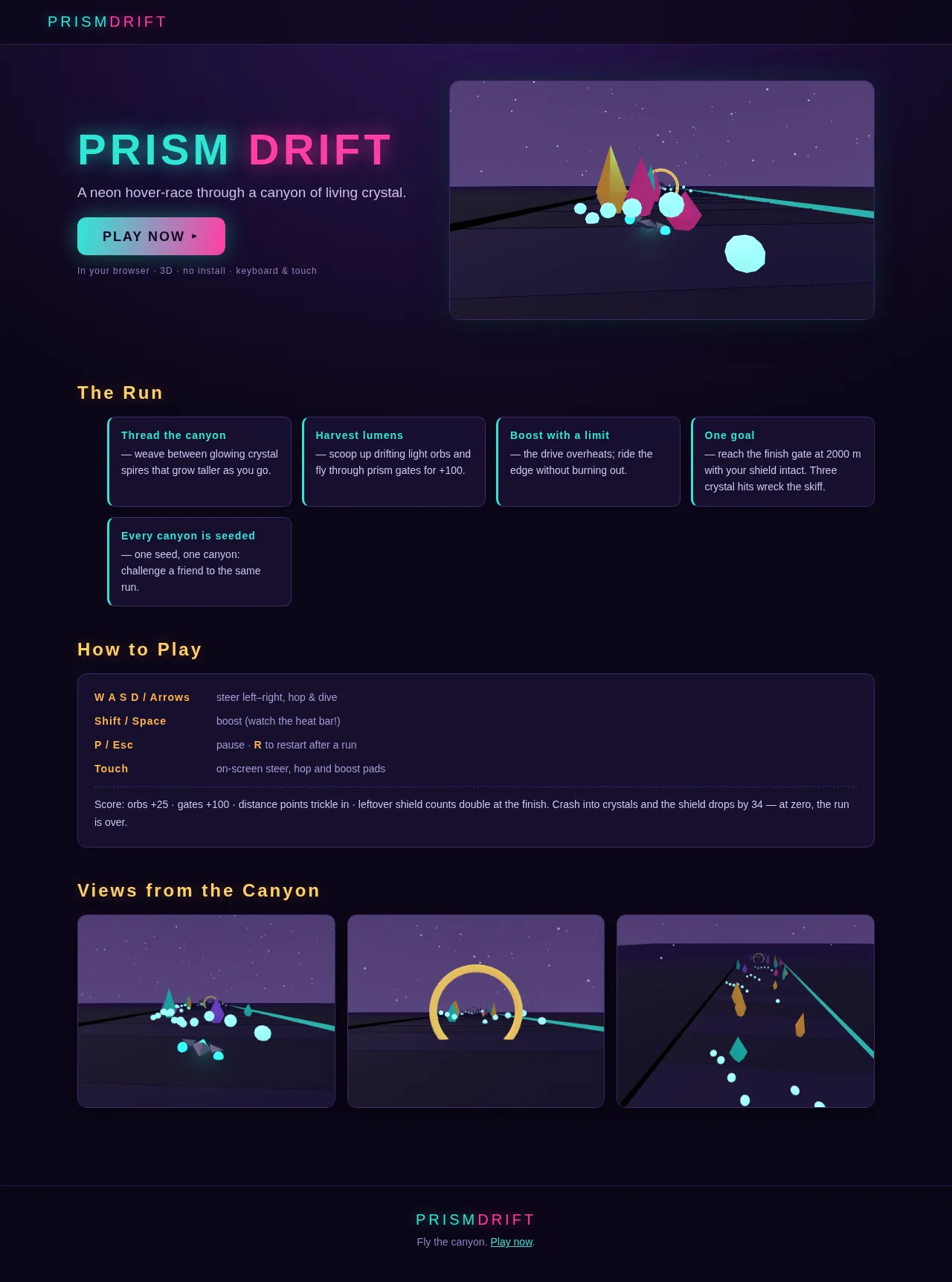 Screenshot of the build