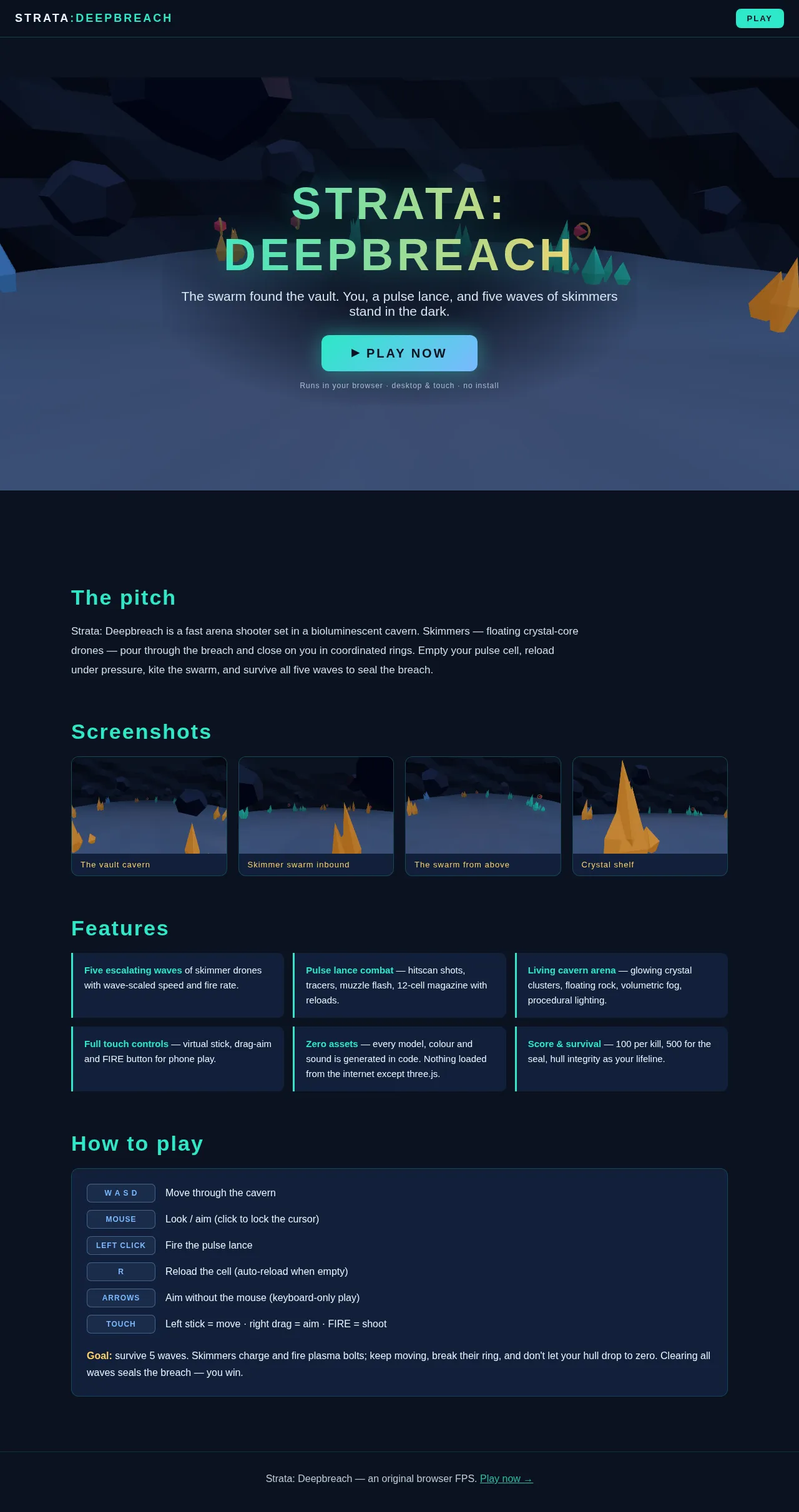 Screenshot of the build