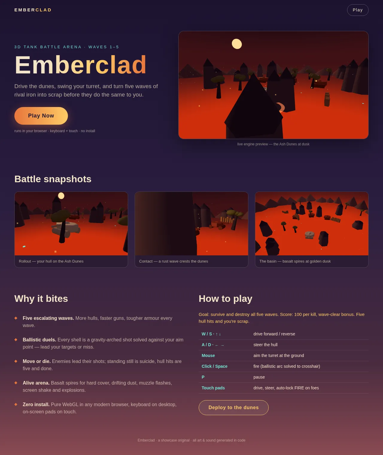 Screenshot of the build