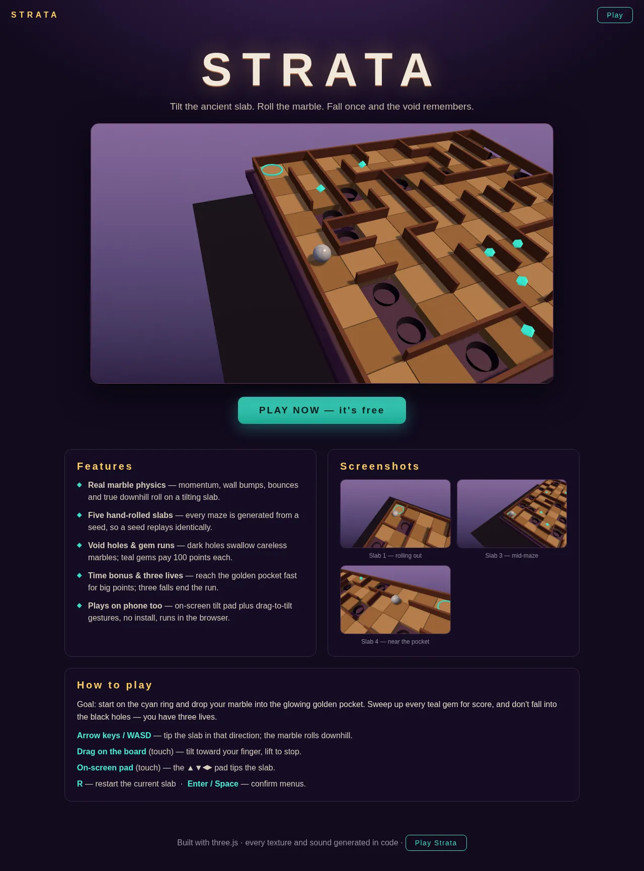 Screenshot of the build