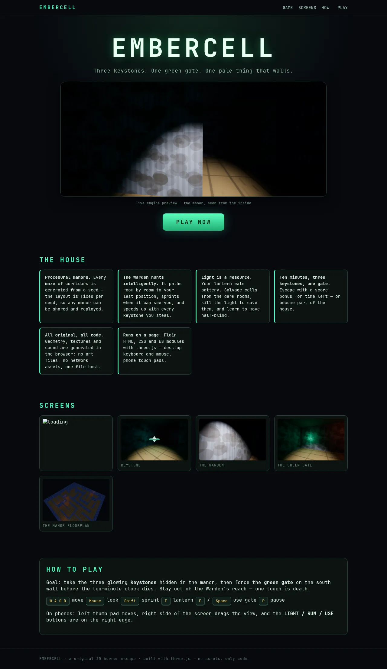 Screenshot of the build