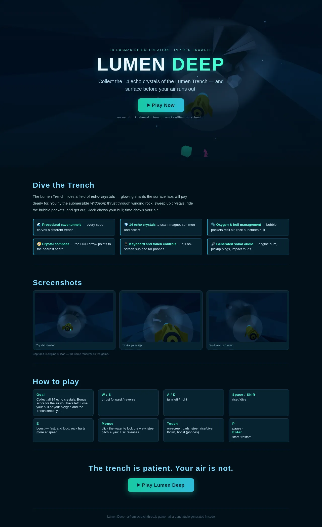 Screenshot of the build