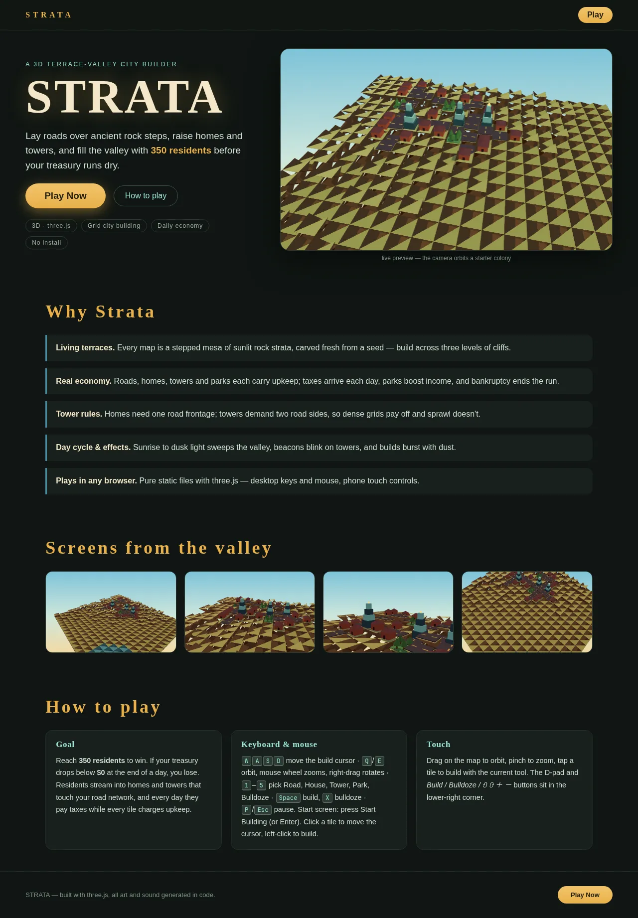 Screenshot of the build