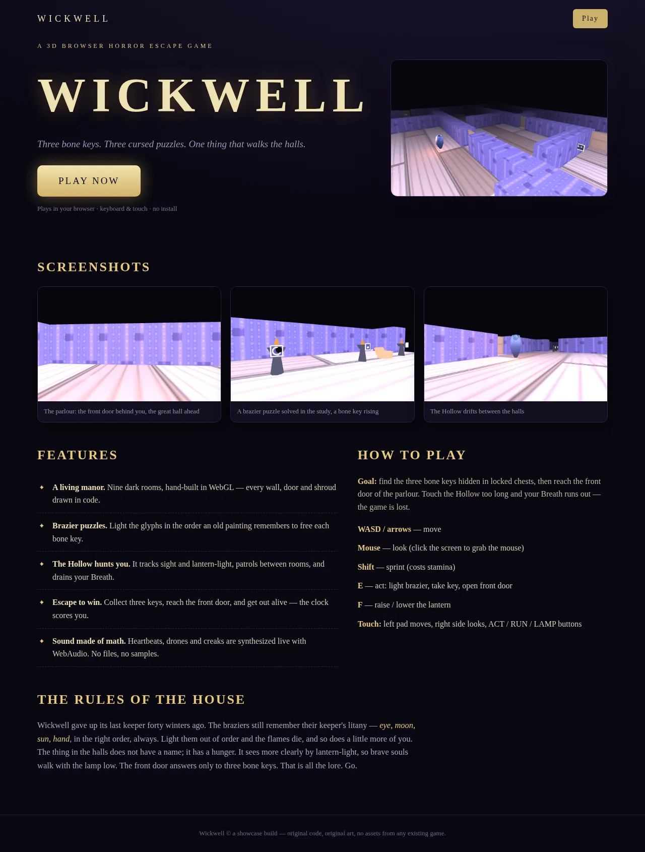 Screenshot of the build