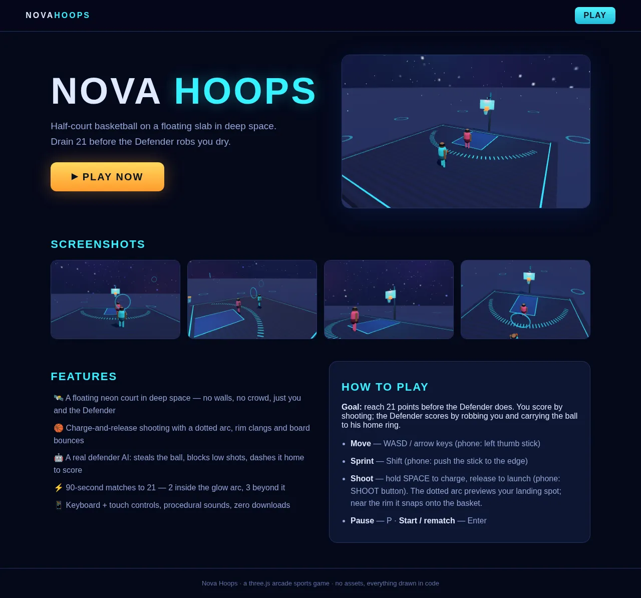 Screenshot of the build