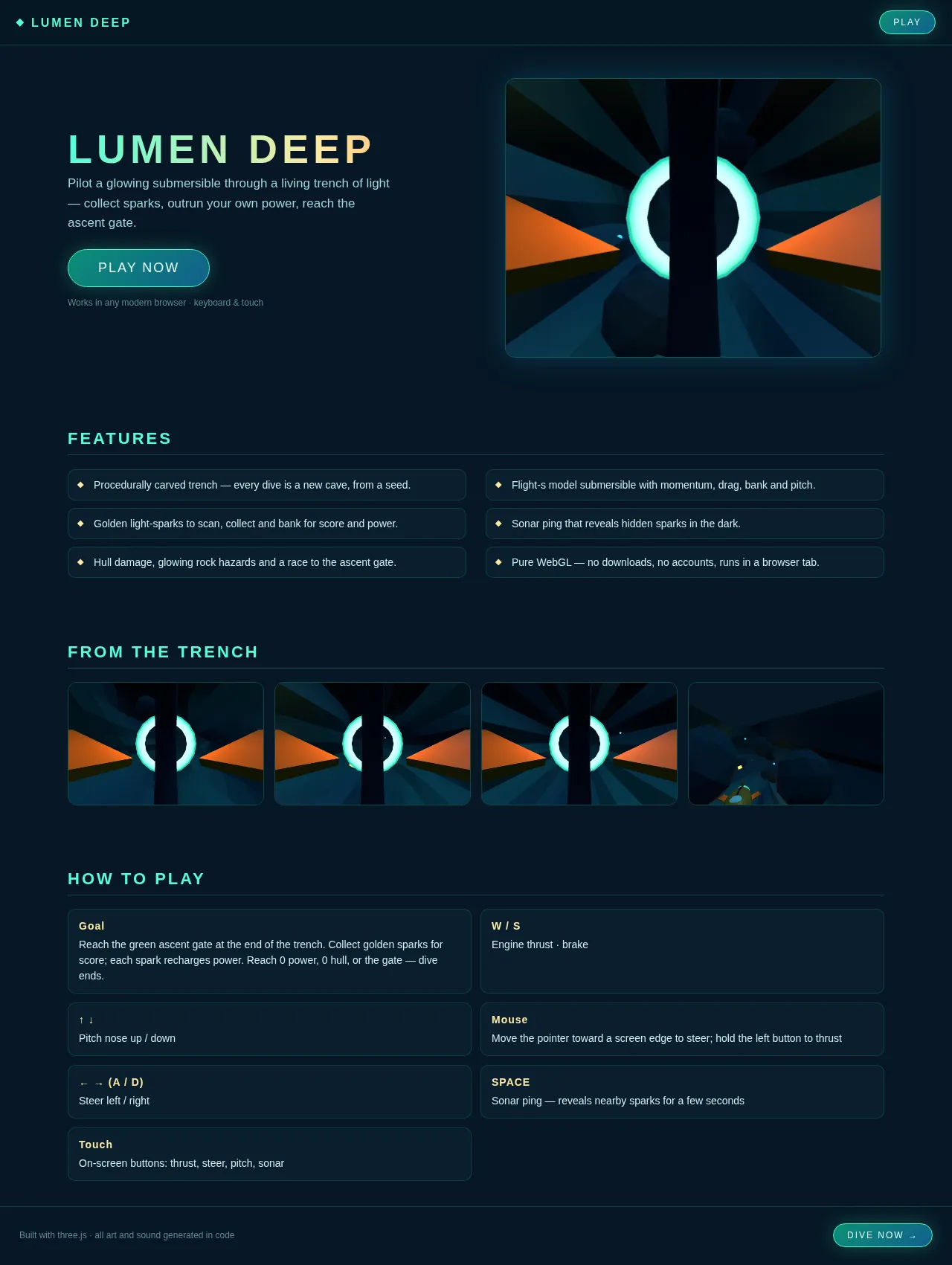 Screenshot of the build