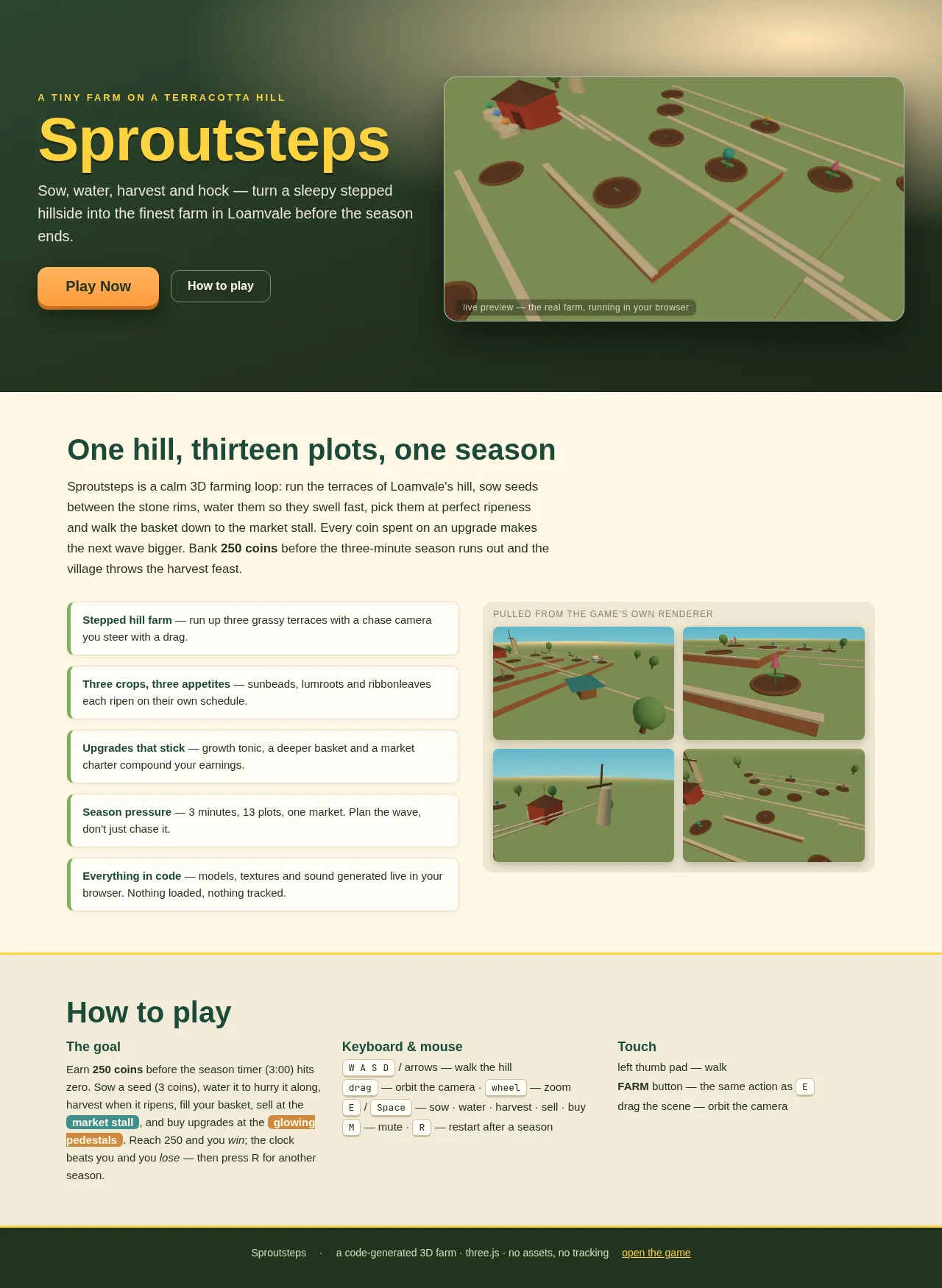 Screenshot of the build