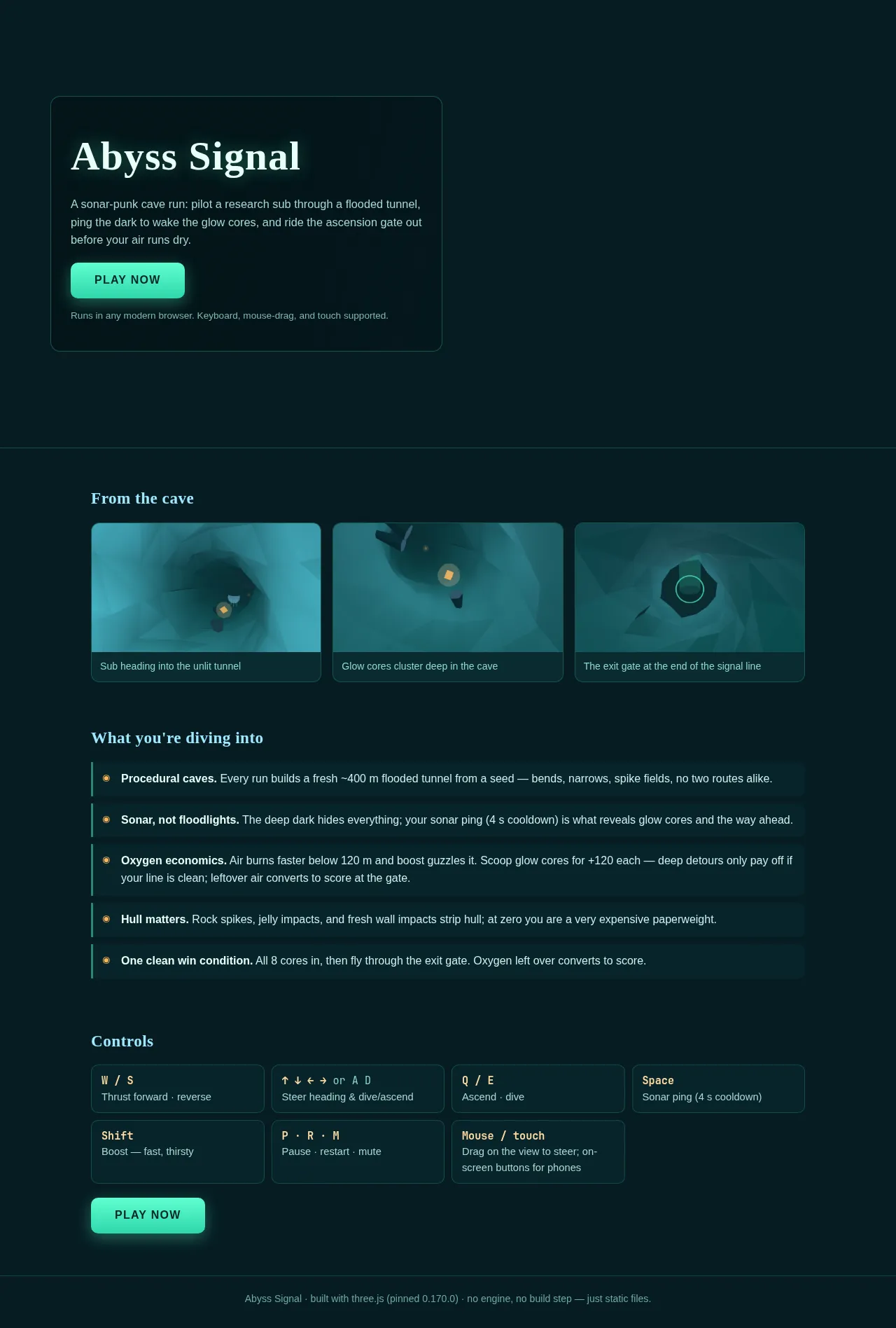 Screenshot of the build