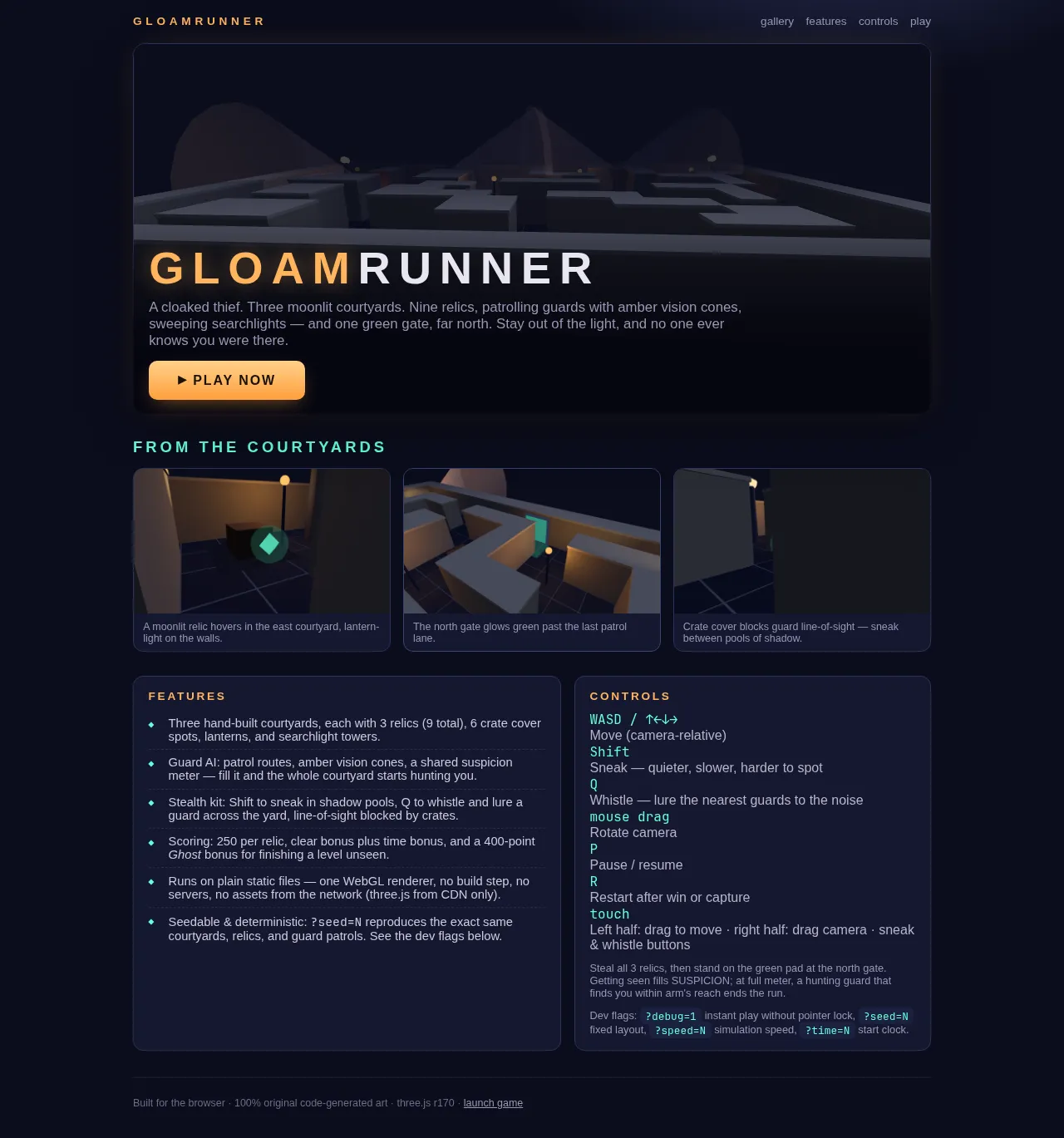 Screenshot of the build