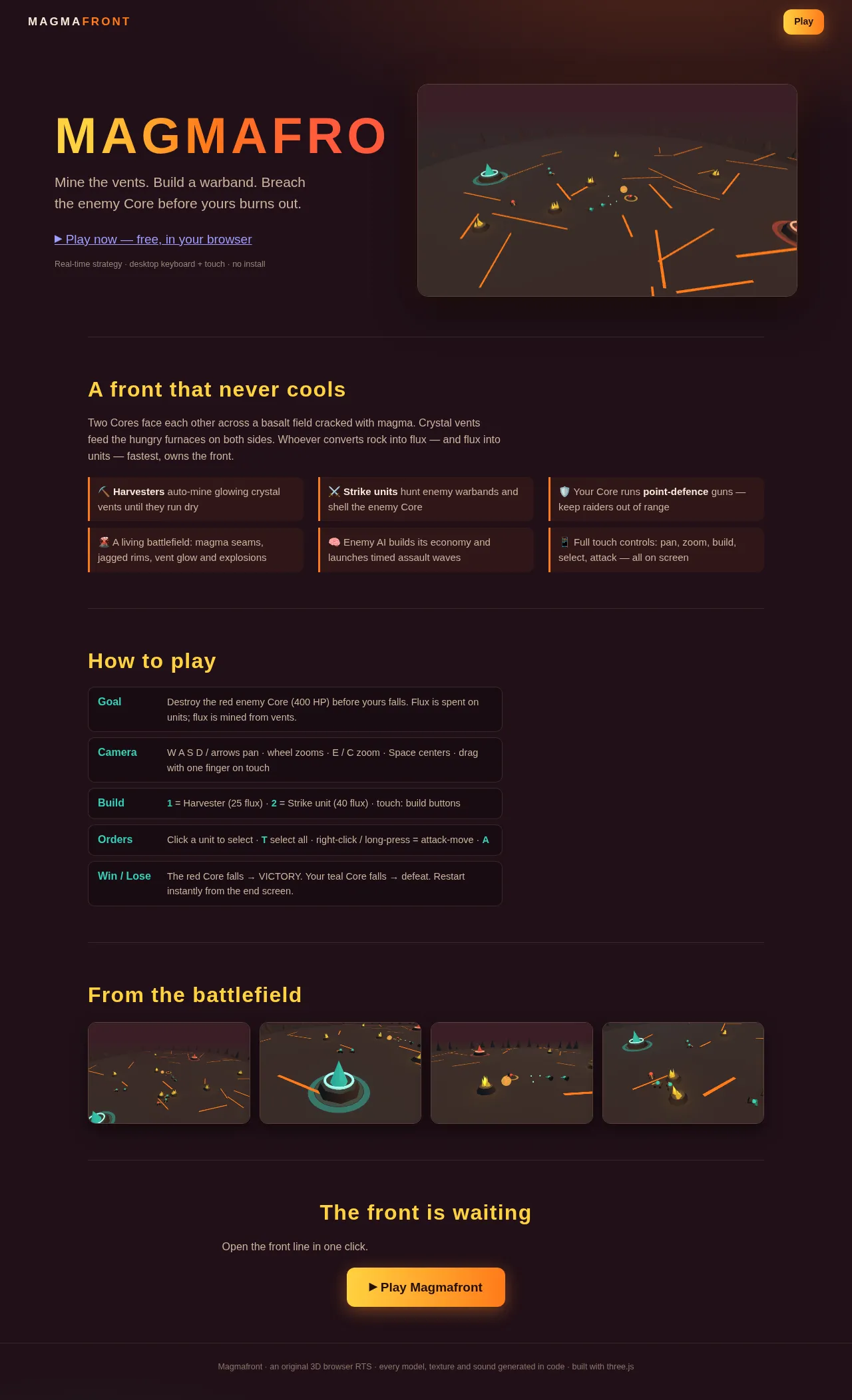 Screenshot of the build