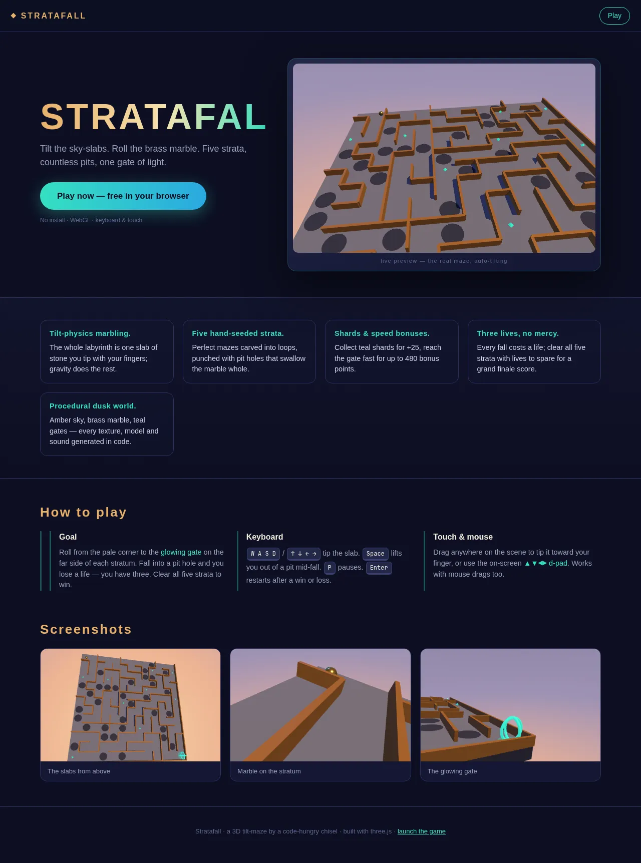 Screenshot of the build