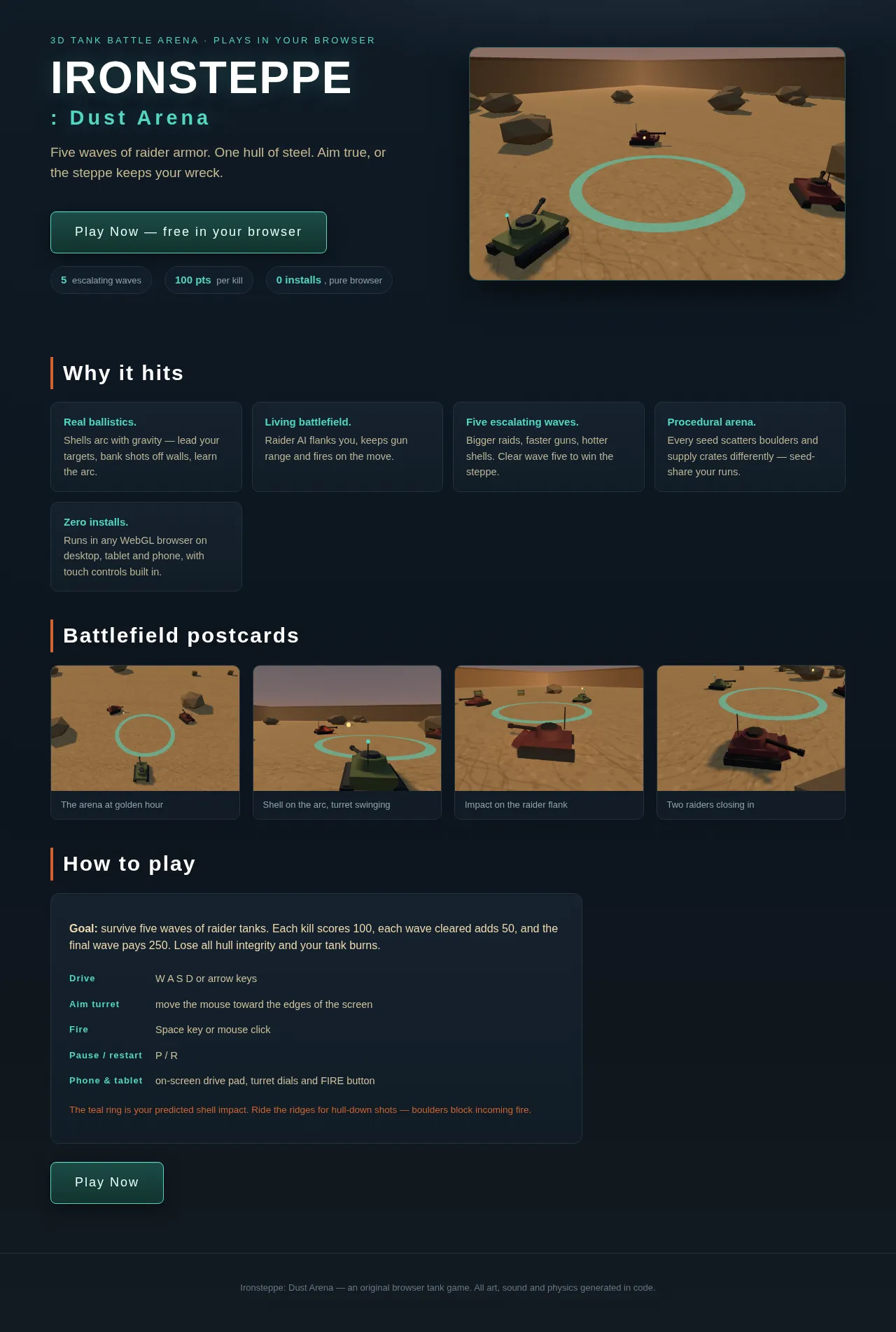 Screenshot of the build