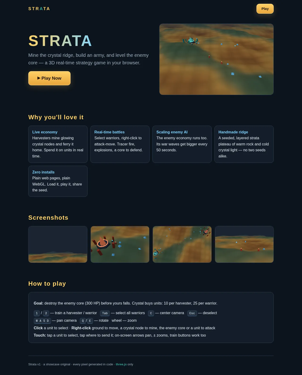 Screenshot of the build