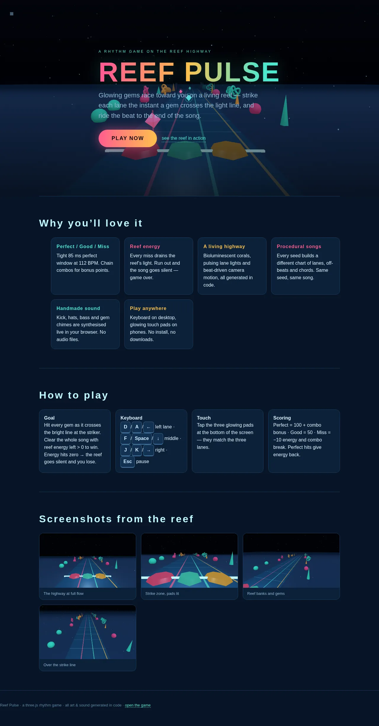 Screenshot of the build