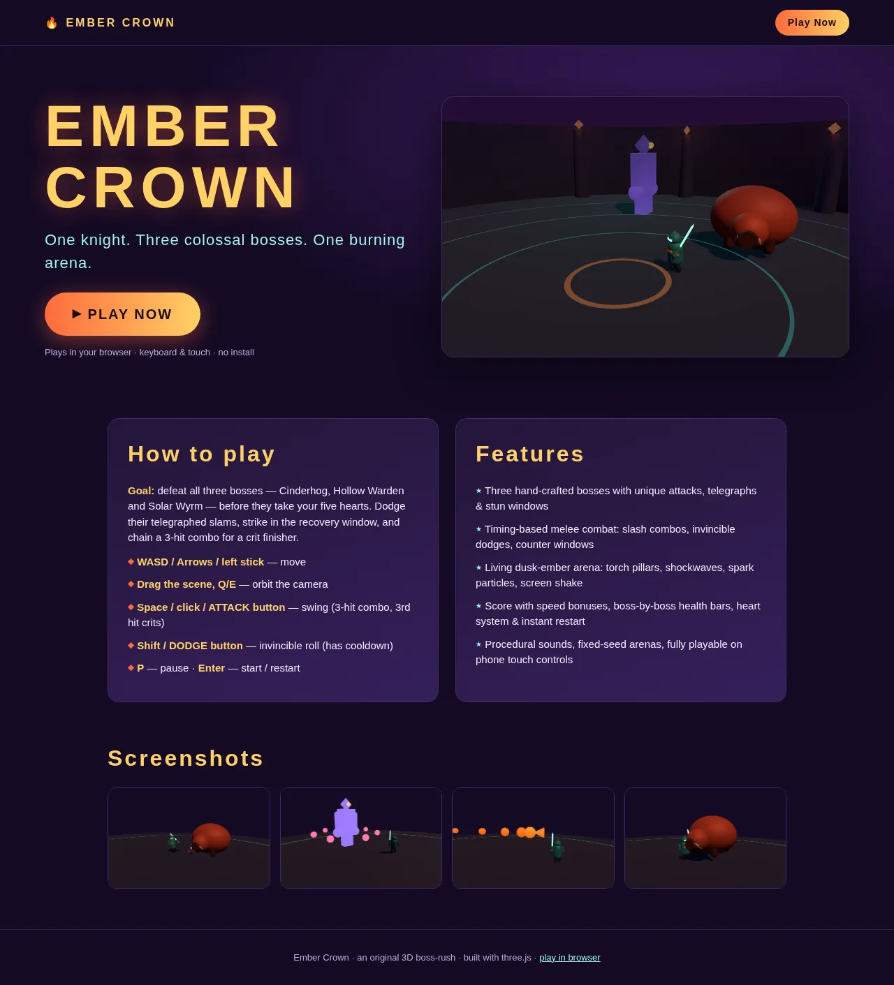 Screenshot of the build