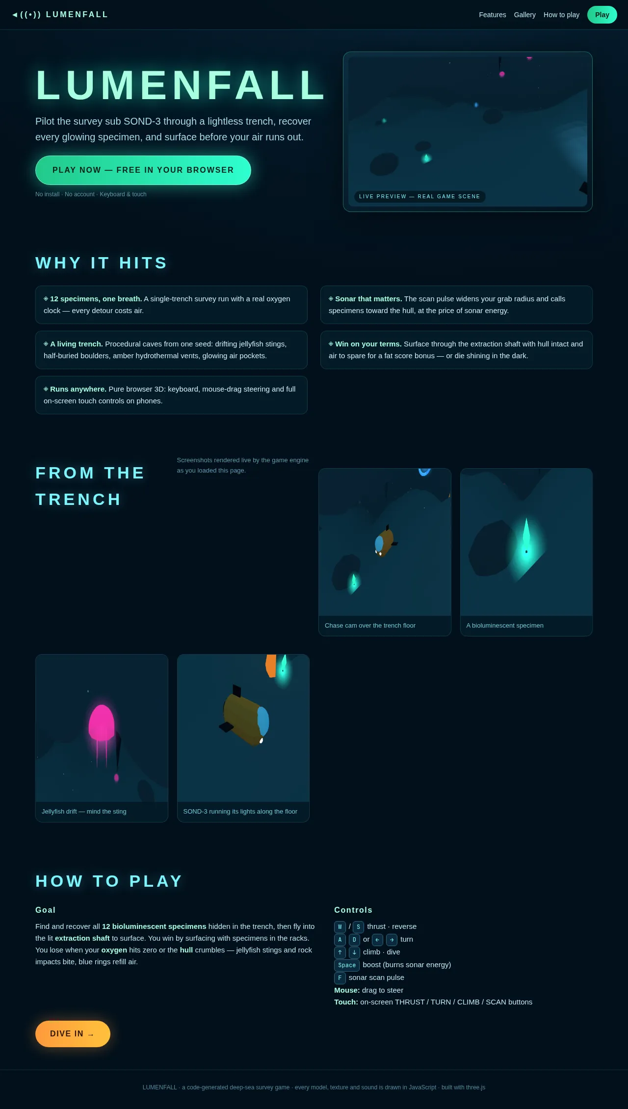 Screenshot of the build