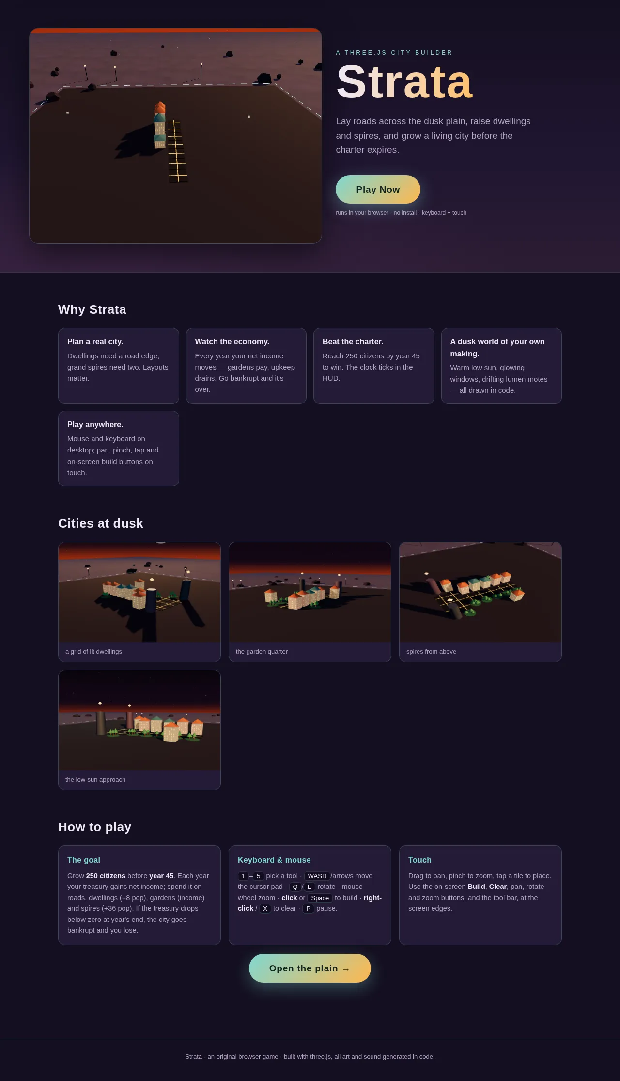 Screenshot of the build