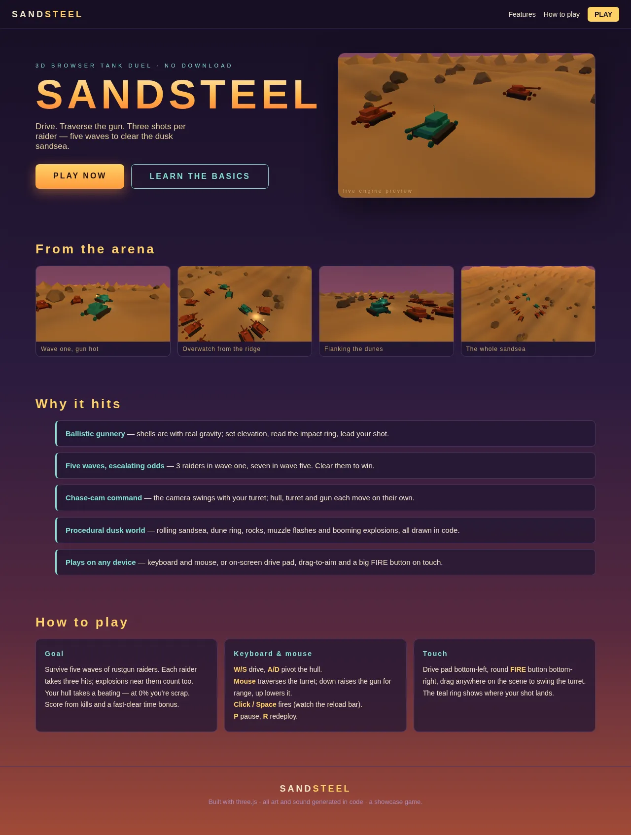 Screenshot of the build
