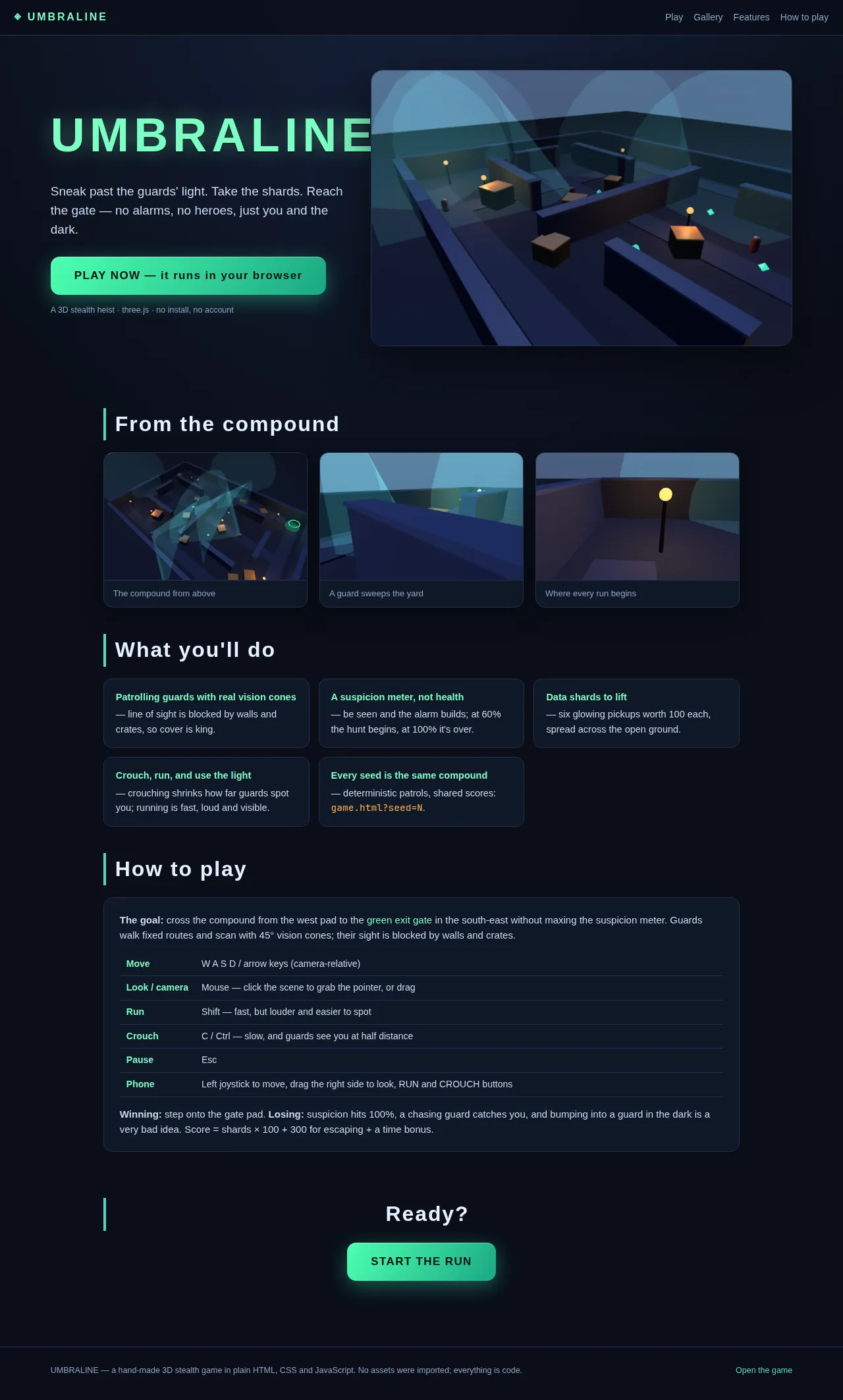 Screenshot of the build