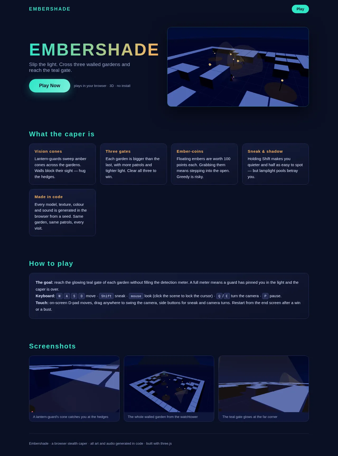 Screenshot of the build