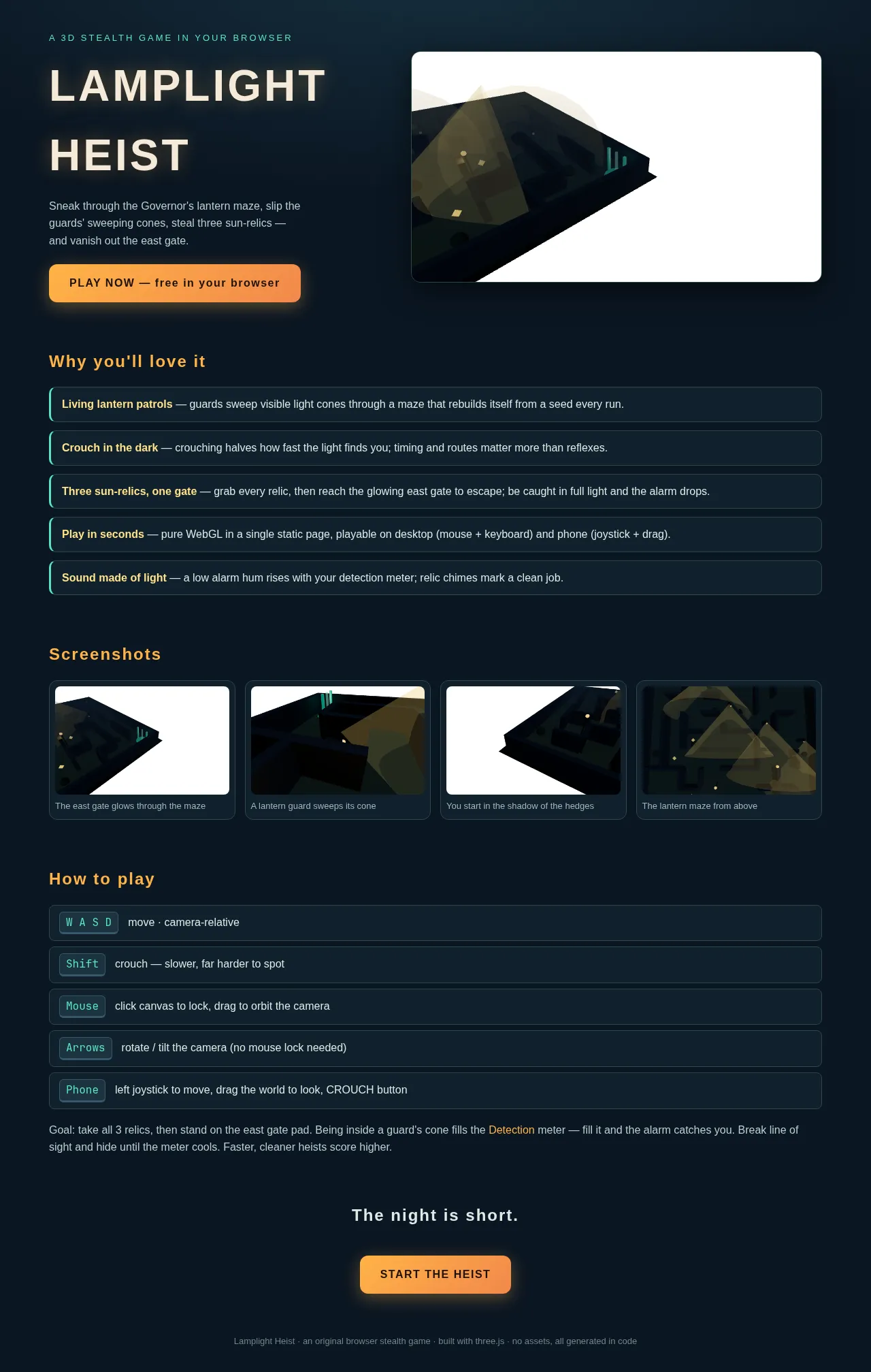 Screenshot of the build
