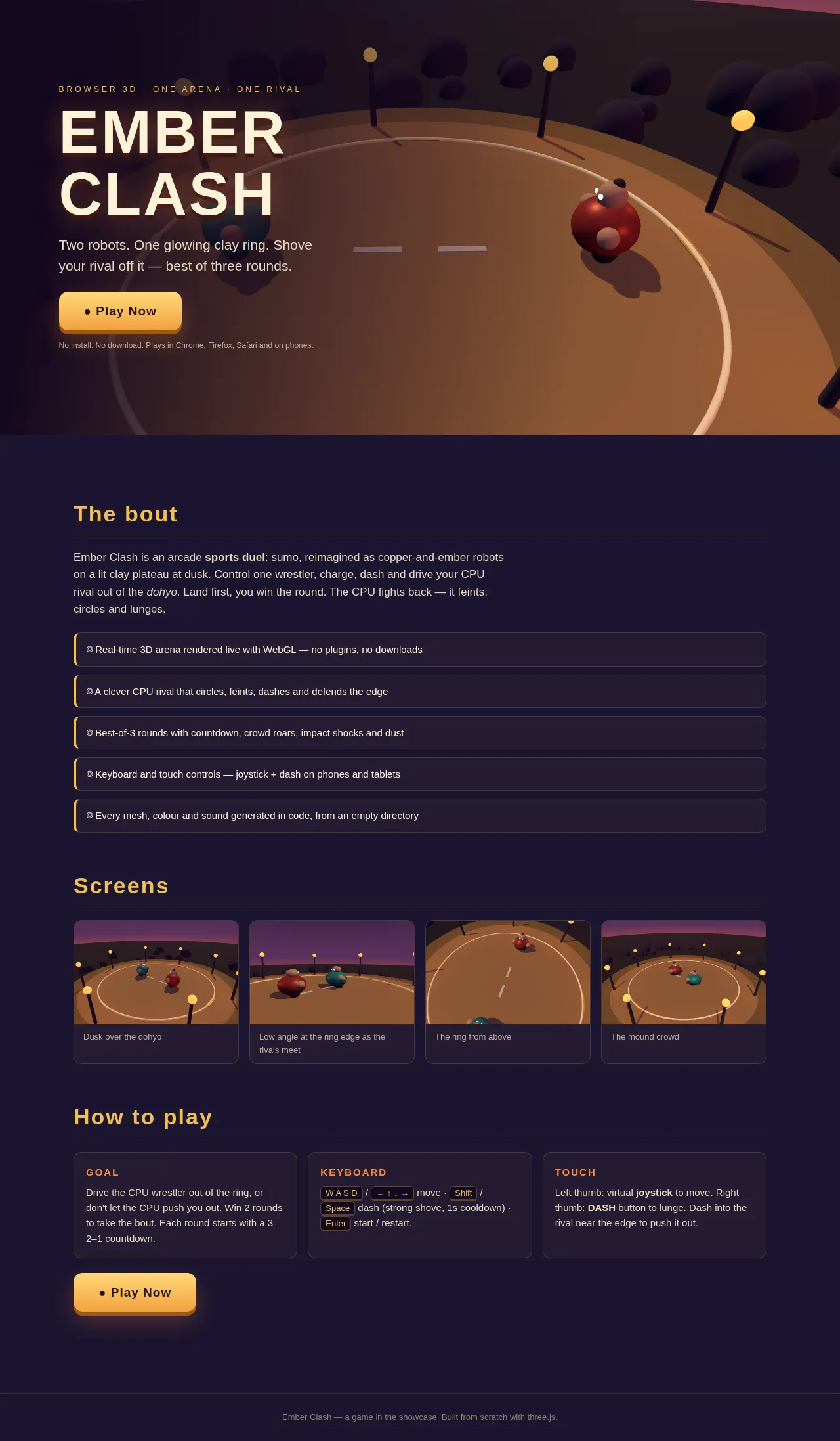 Screenshot of the build