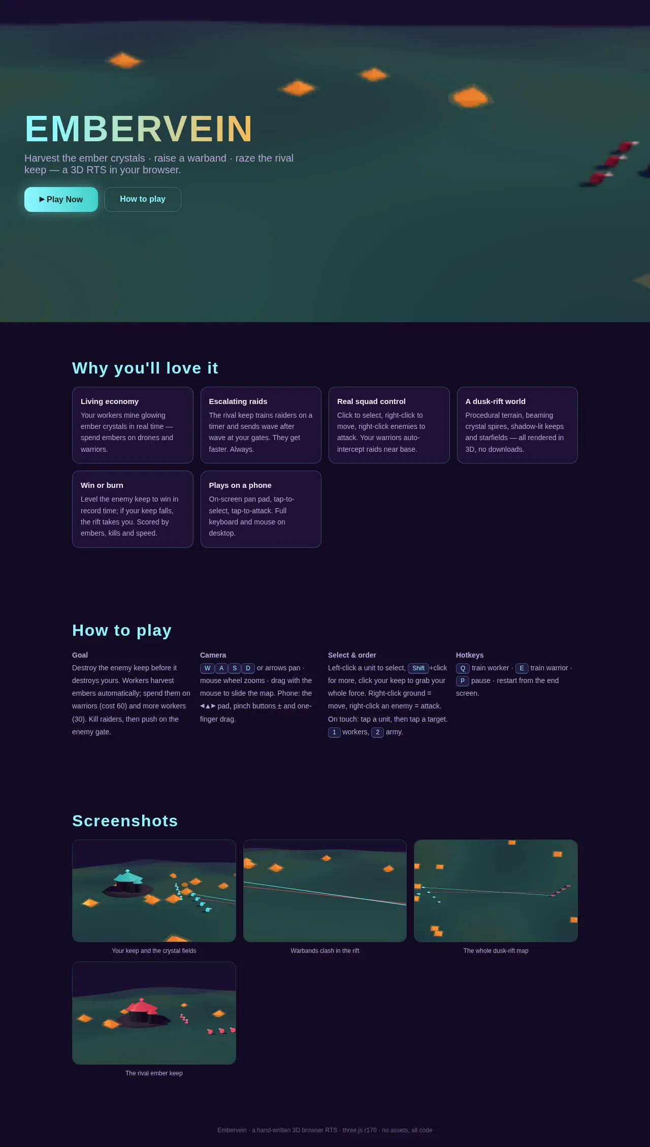 Screenshot of the build