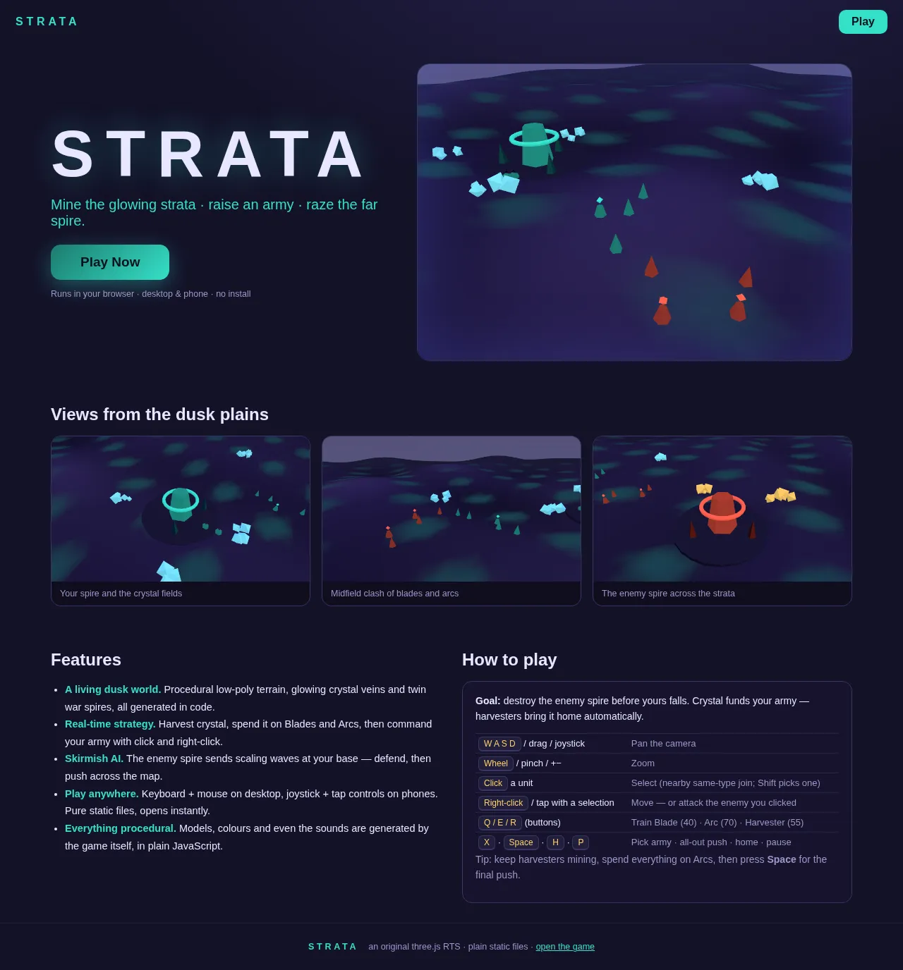 Screenshot of the build