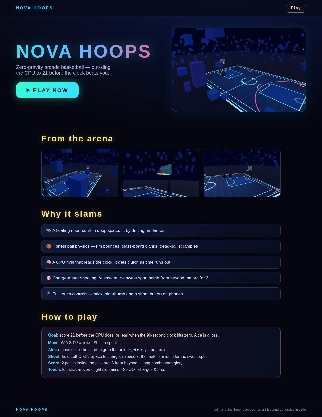 Screenshot of the build