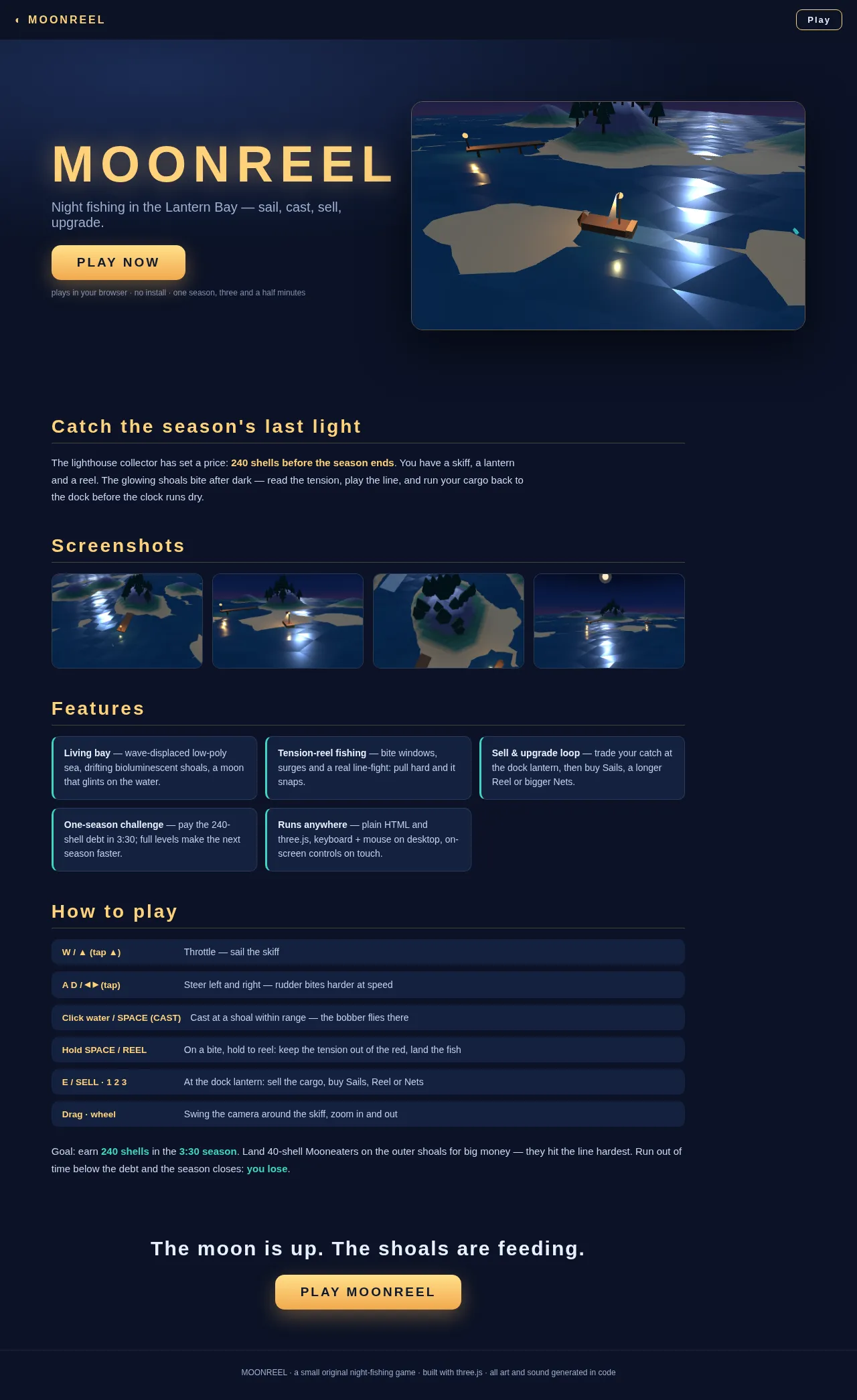 Screenshot of the build