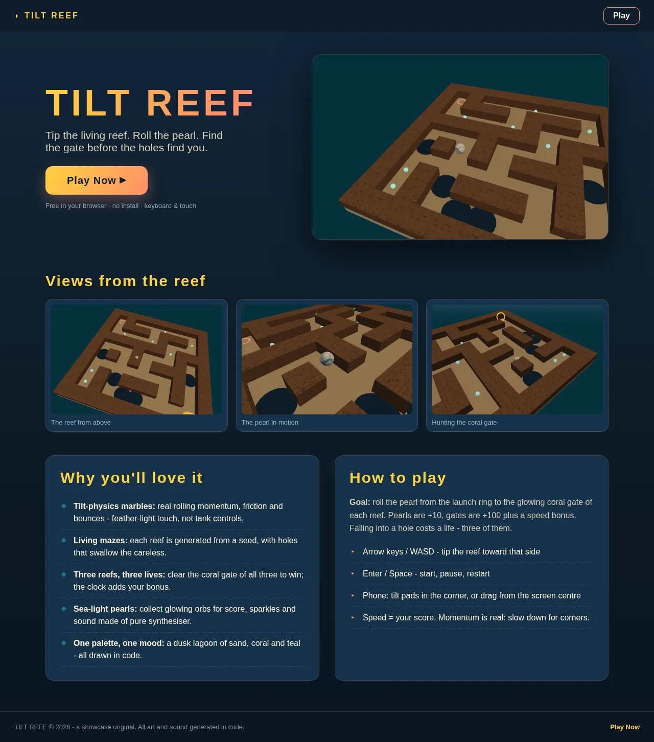 Screenshot of the build