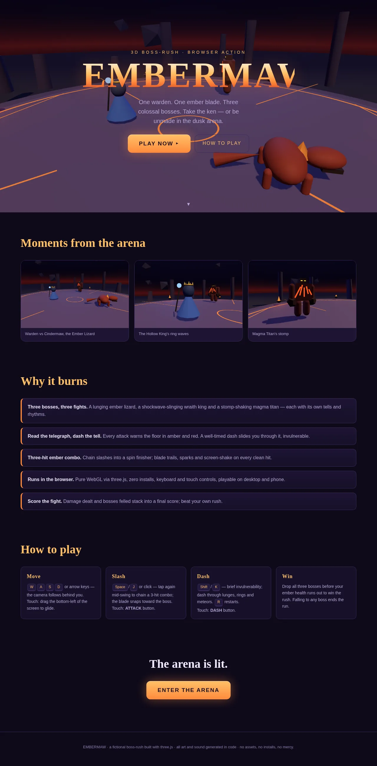 Screenshot of the build