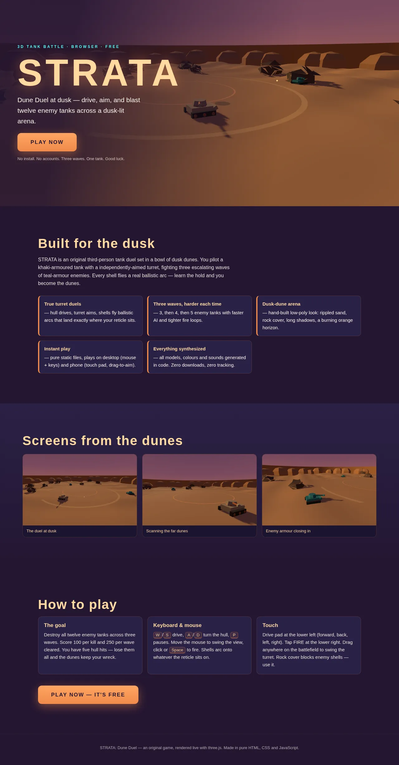 Screenshot of the build